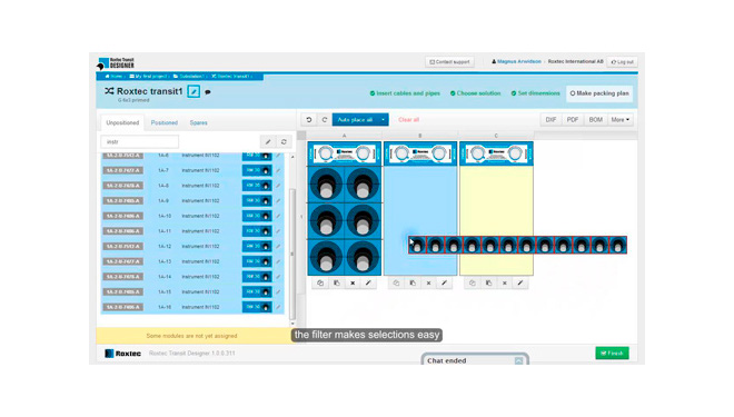 Roxtec presenta un innovador software de diseo de entradas de cables y tuberas