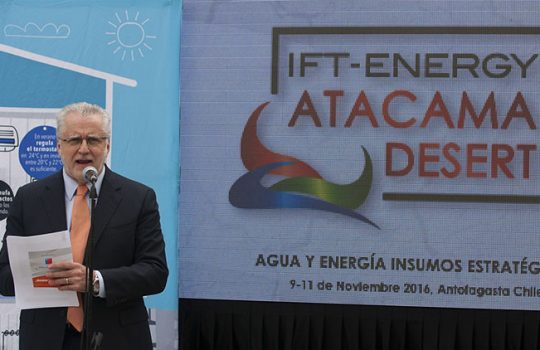 IFT-Energy Atacama Desert 2016 realizar actividades para crear conciencia sobre uso del agua