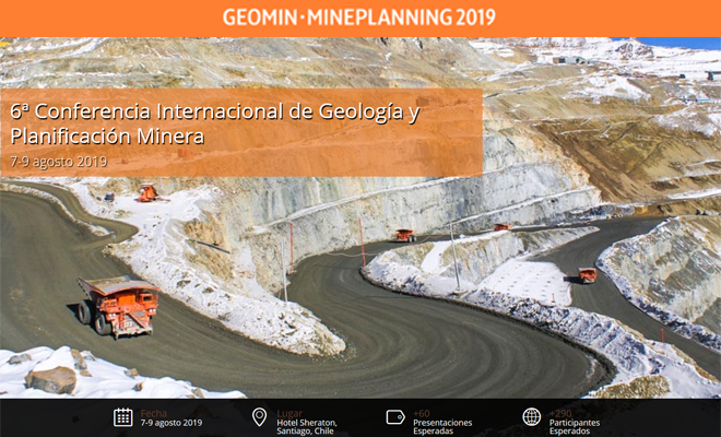 Geomin-Mineplanning 2019 contar con las ltimas innovaciones en geologa y planificacin