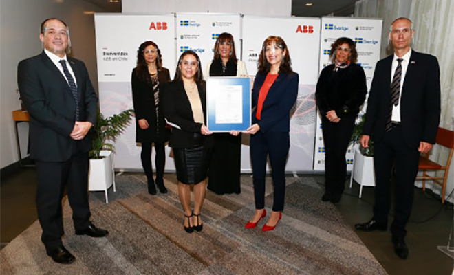 ABB en Chile se convierte en la primera empresa del rubro en certificarse en la NCh 3262 de Equidad e Igualdad de Gnero