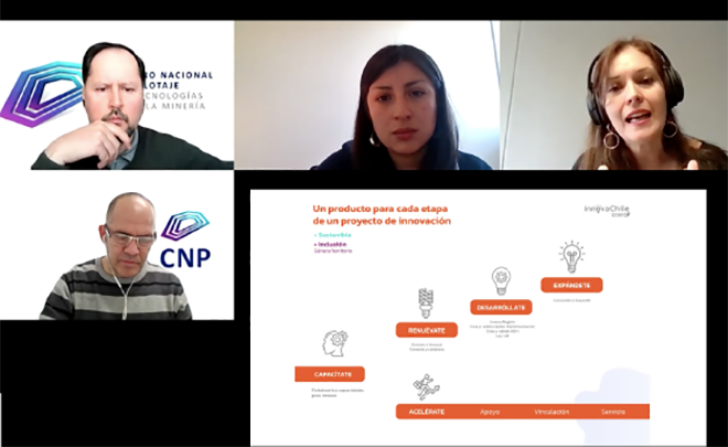 Webinar CNP-Corfo present opciones de financiamiento para innovacin y validacin de tecnologas mineras