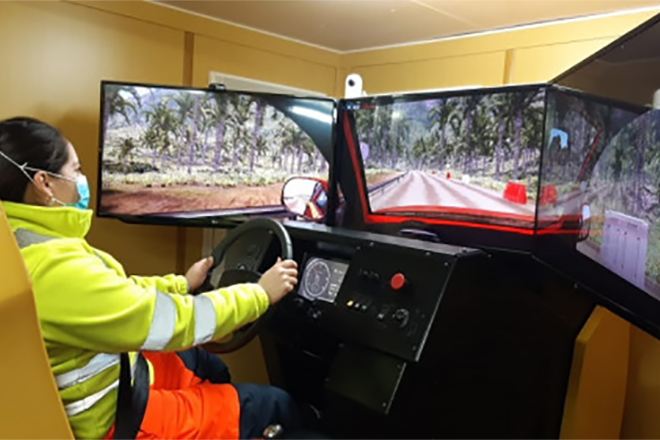 Simuladores de realidad virtual promovern la conduccin eficiente en el sector minero
