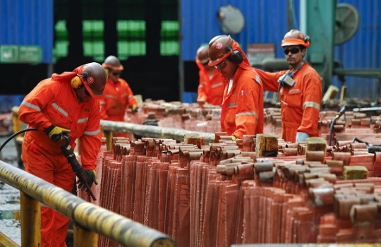 Proyectan Dficit de 800.000 Toneladas de Cobre en el Mercado a 2020