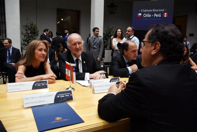 Ministros de Minería de Chile y Perú acuerdan cinco compromisos