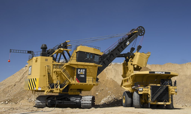 Finning trae a Chile nueva generacin de Palas Elctricas de Cable Cat 7945