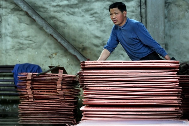 Crece amenaza para la cotización del cobre por crisis eléctrica china.