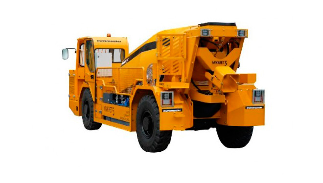 Putzmeister exhibirá en Expomina su nuevo camión mixer de bajo perfil para minería