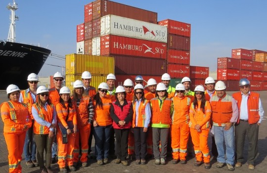 Ministra de Minera recorri las instalaciones de Puerto Angamos